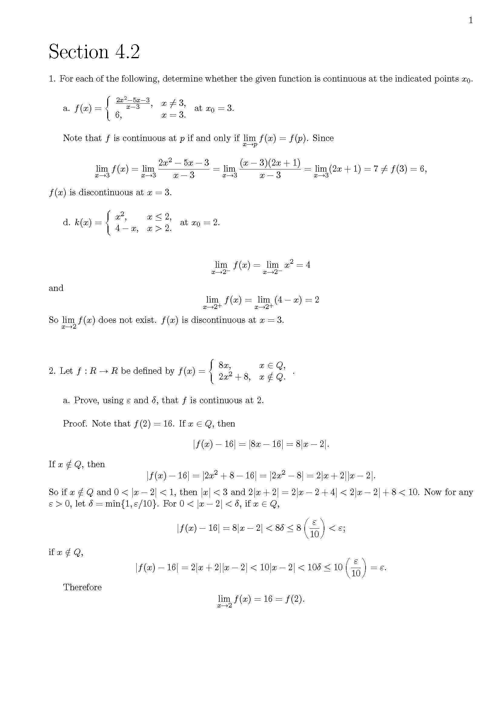 Intro to Real Analysis 2