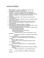 Lecture Notes along with Definitions