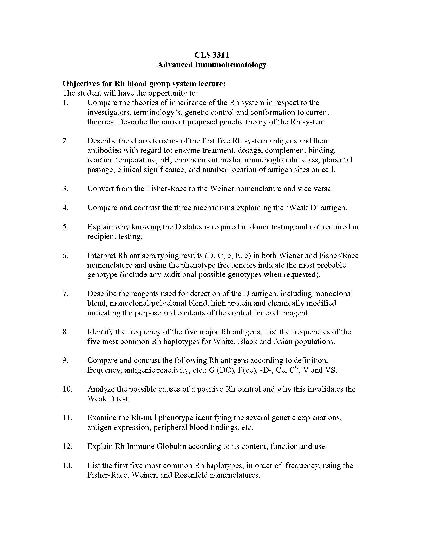 Adv Clinical Immunohemotology