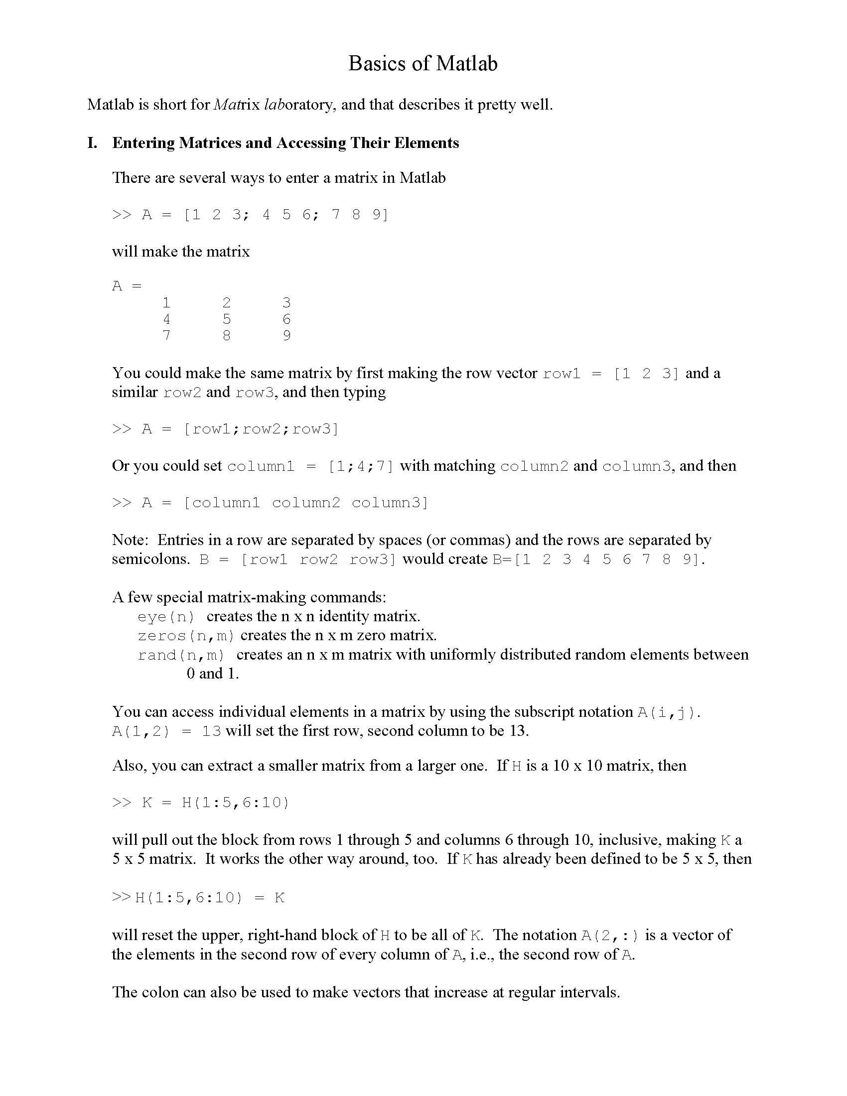 NUMERICAL LINEAR ALGEBRA