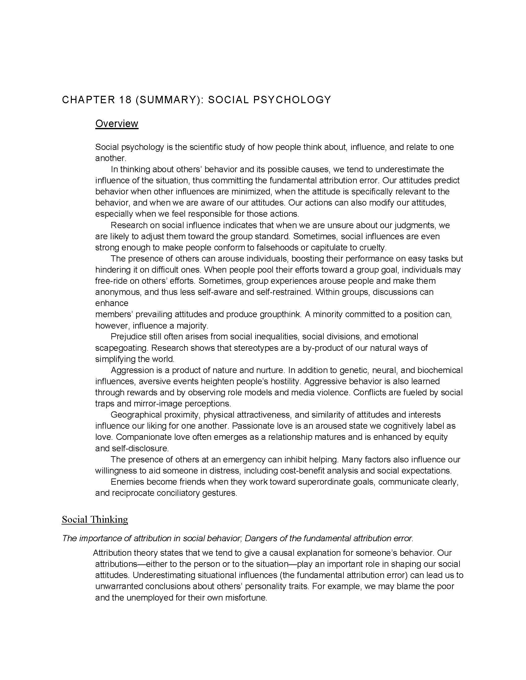 Introductory Psychology