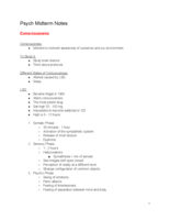GeneralPsychologyMidtermNotes