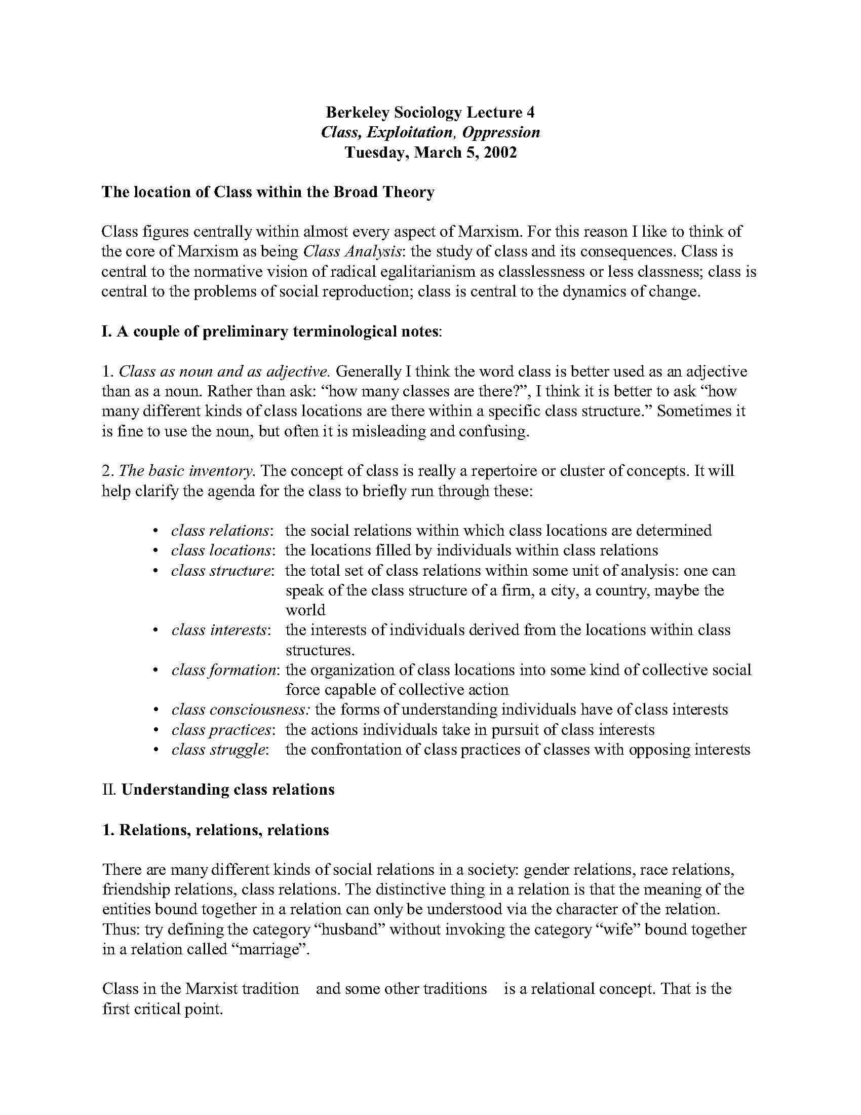 Class, State and Ideology an Introduction to Marxist Social Science
