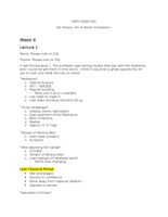 Art of World Civilization I 