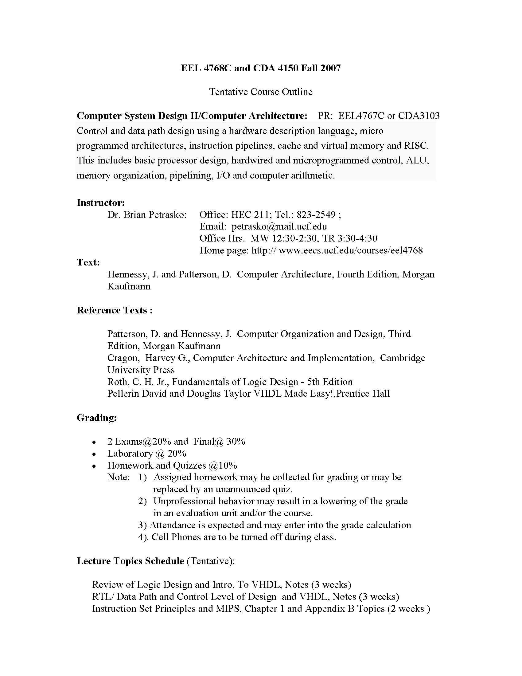 Computer Architecture