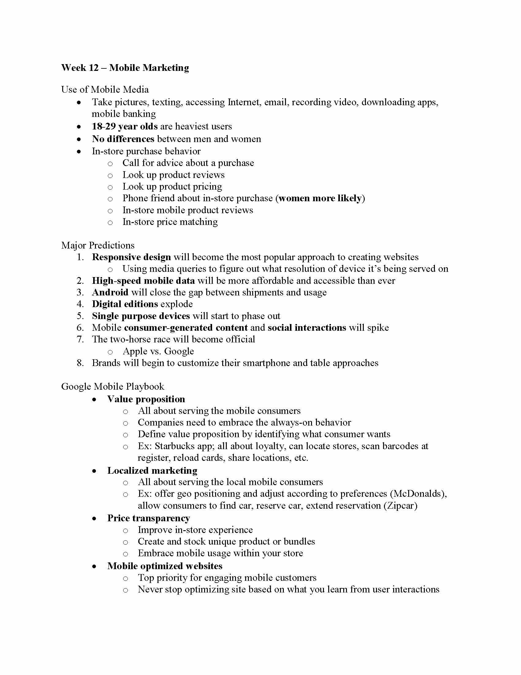 Bringing Media to Market