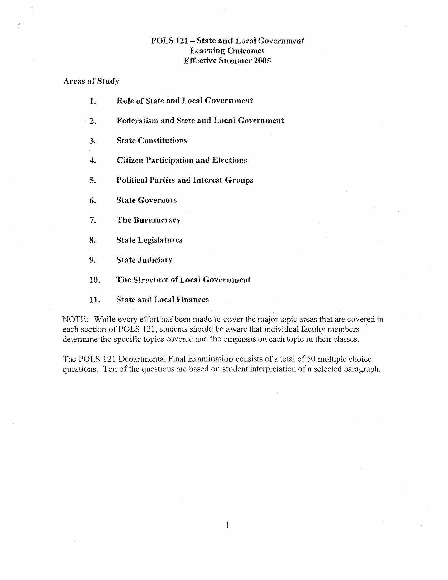 State and Local Government