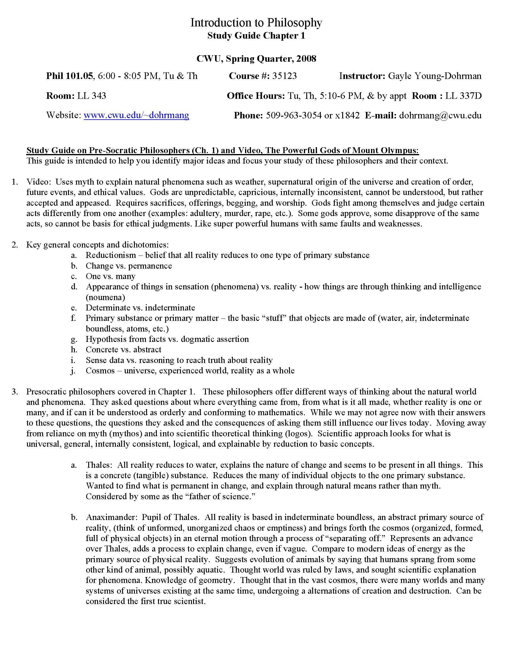 Introduction to Philosophy