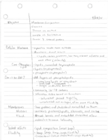 Membrane composition