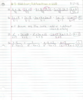 Fractions with Adding and Subtraction