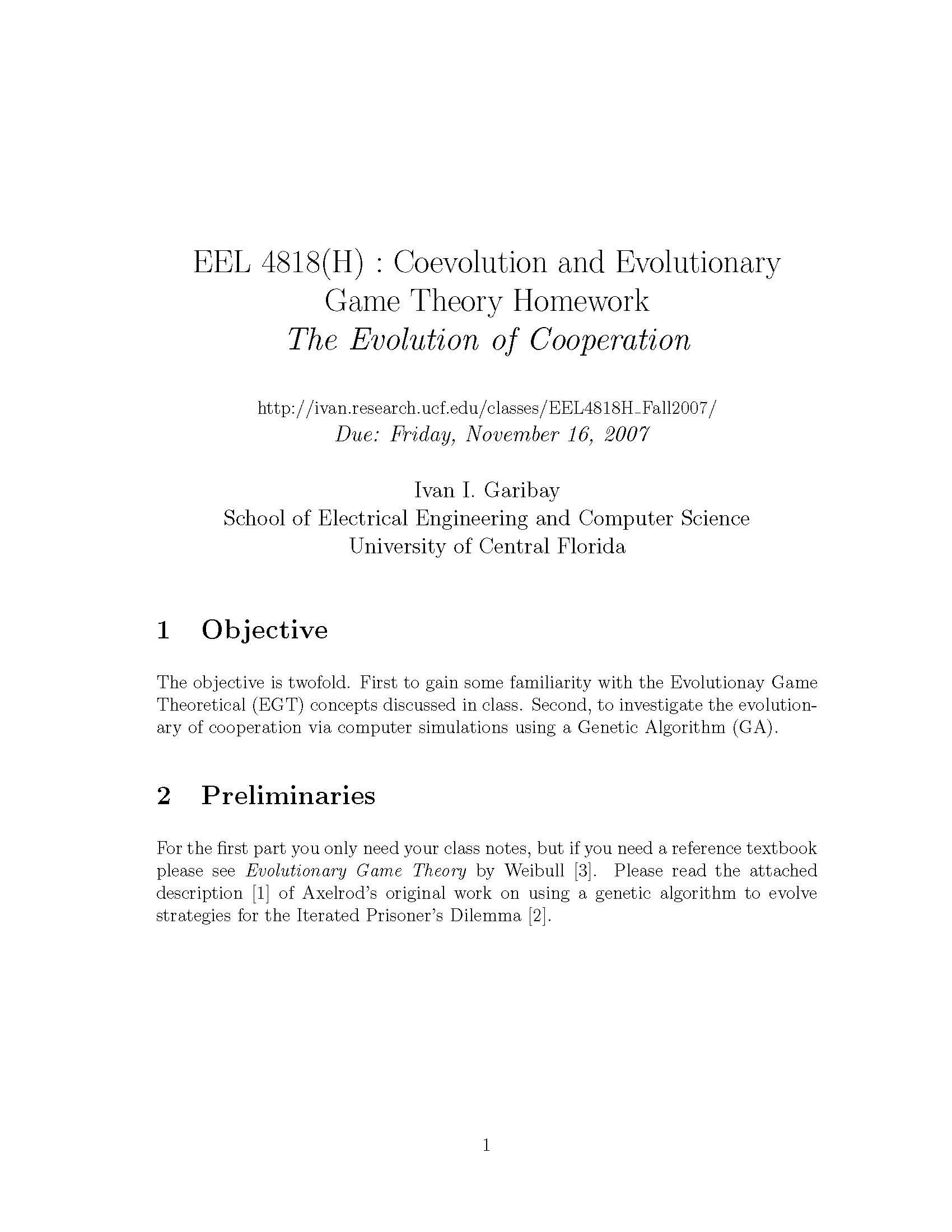 Honors Current Topics in Machine Learning I