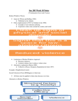 Soc 205 Week 10 Notes