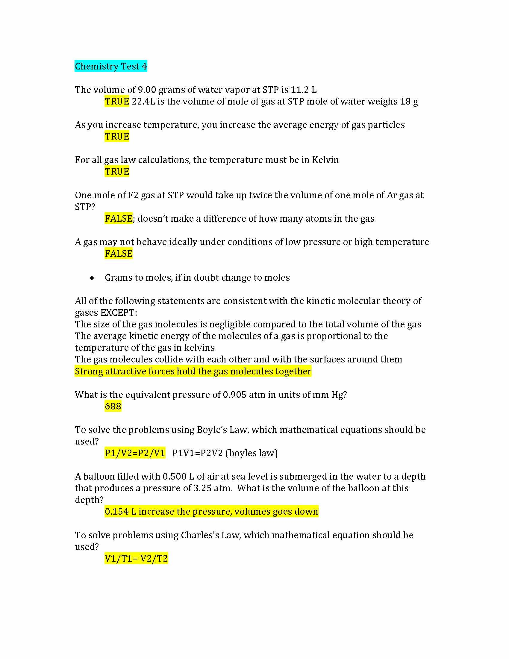 CHEMICAL FUNDAMENTAL