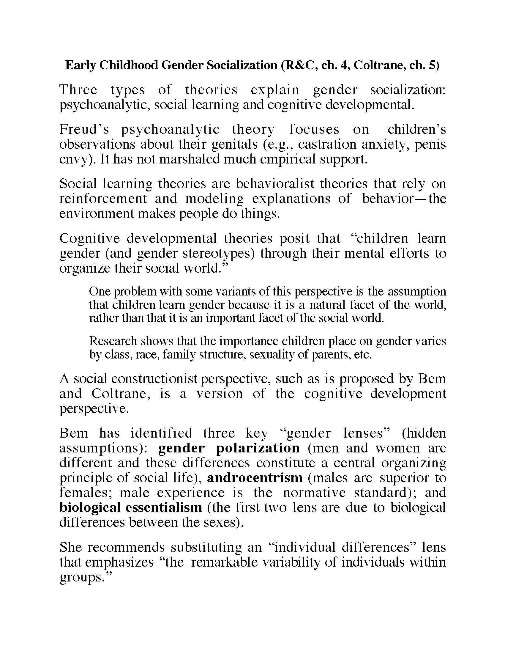 SEX&GENDER IN SOCIE