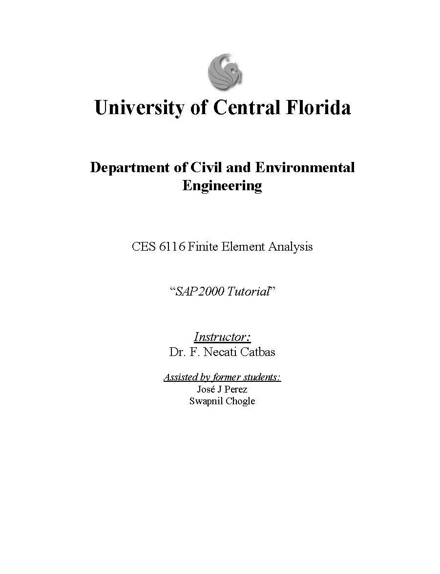 Finite Element Structural Analysis