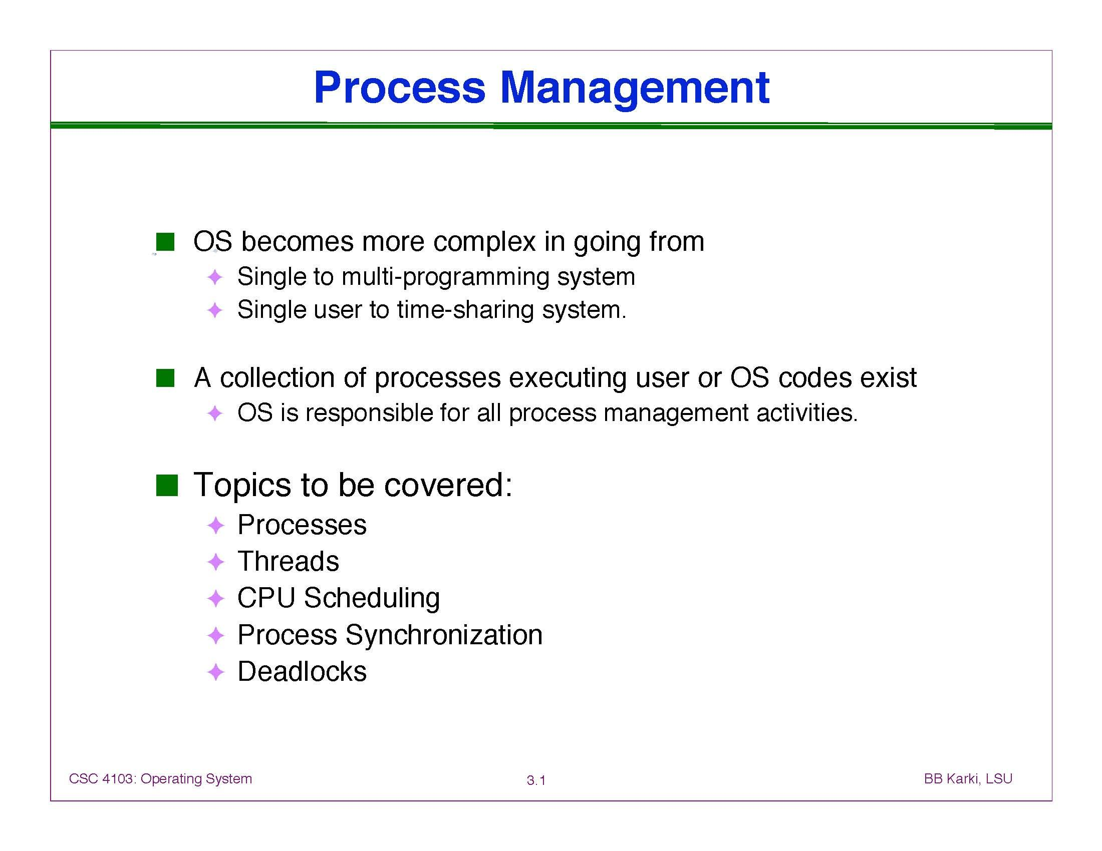OPERATING SYSTEMS