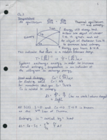 Statistical Physics Study Guide for Test 2
