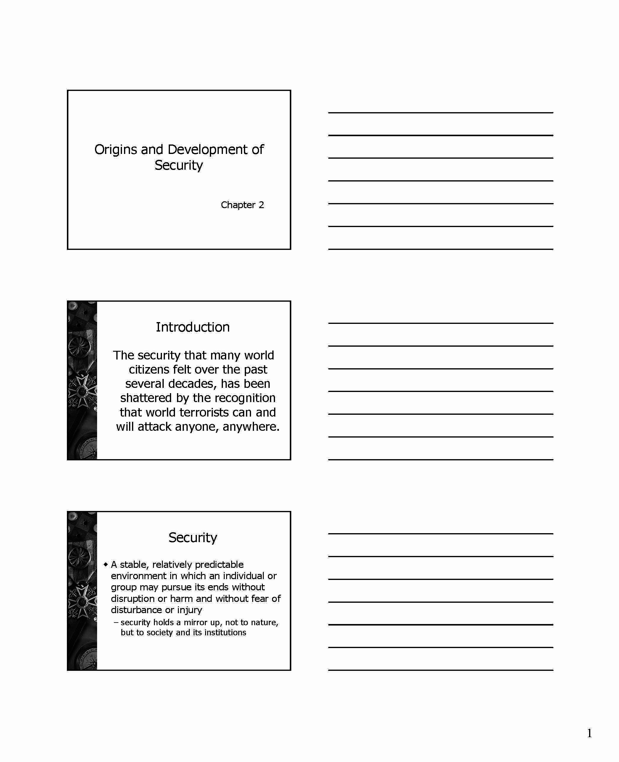 Private and Industrial Security