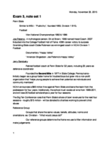 SOC 325 Exam 3, Note Set 1