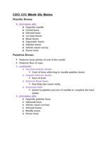 CDO 335 Week Six Notes