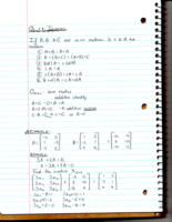 Week 3- MATH 290 Elementary Linear Algebra