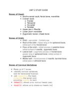 UNIT 2 Study Guide