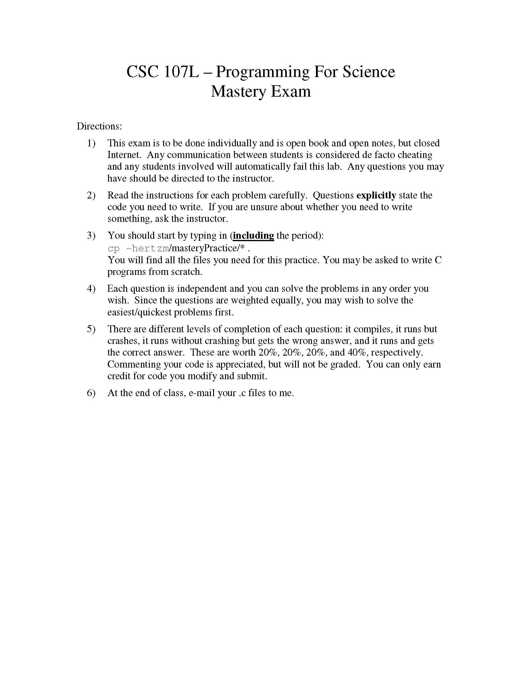 Computer Program for Science