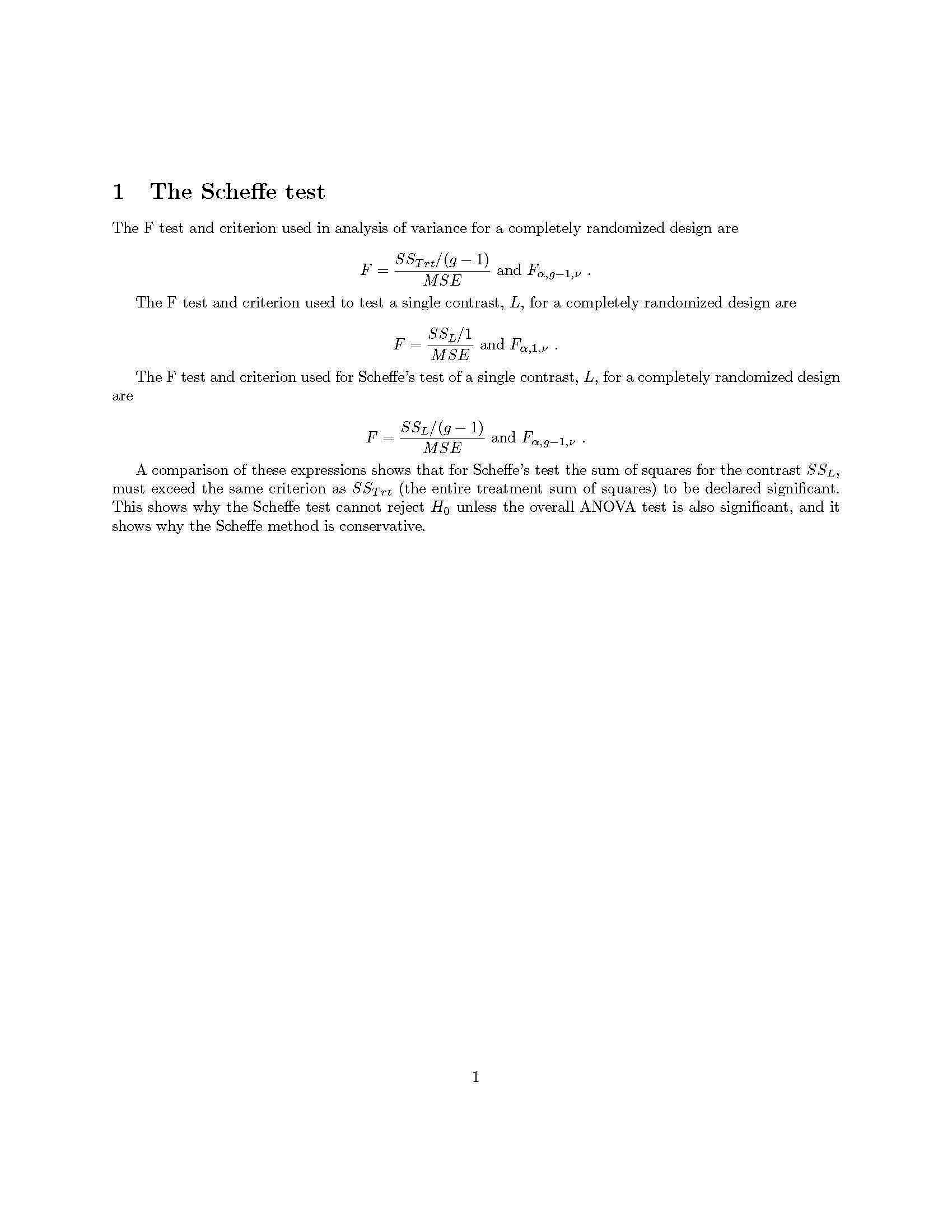 Experimental Design