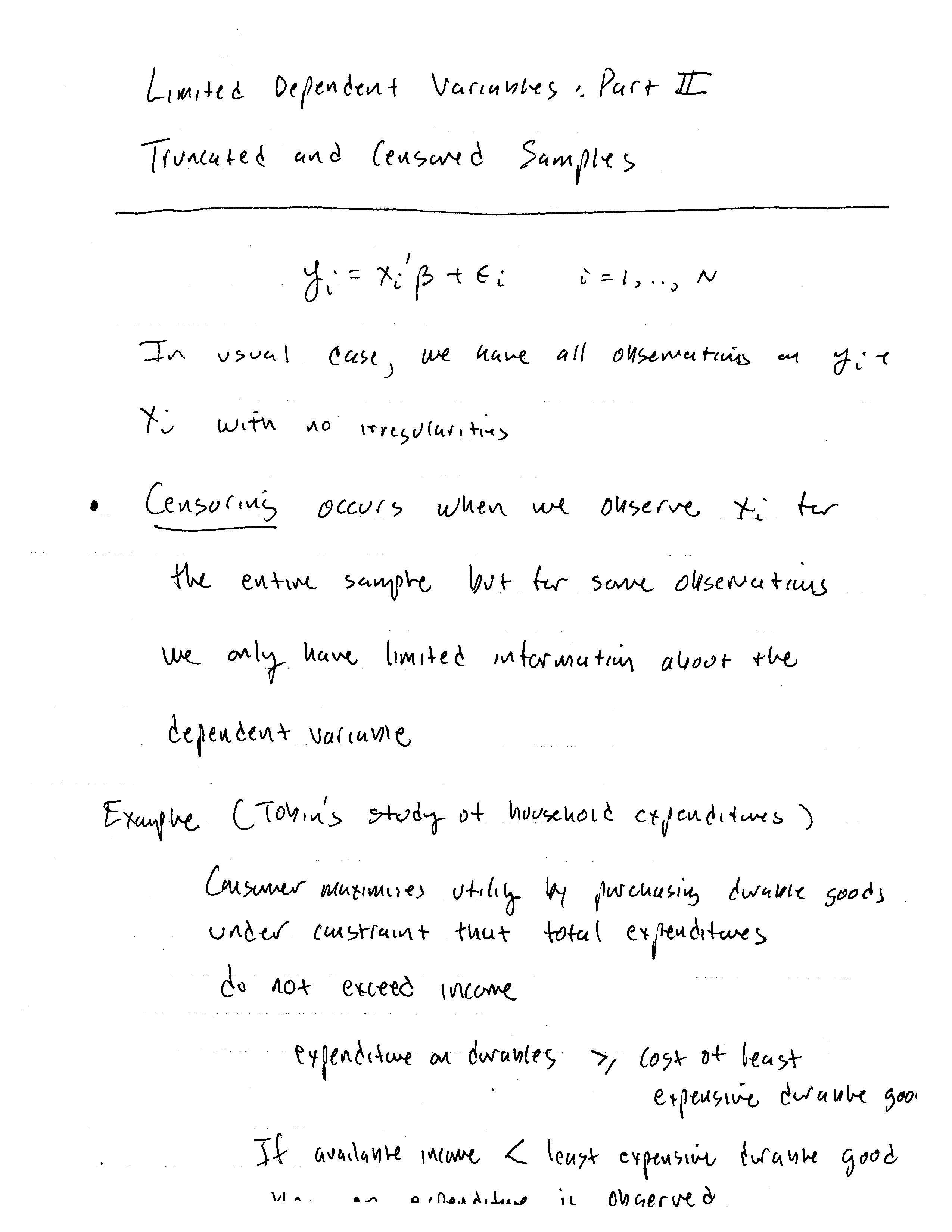 ECONOMETRICS III