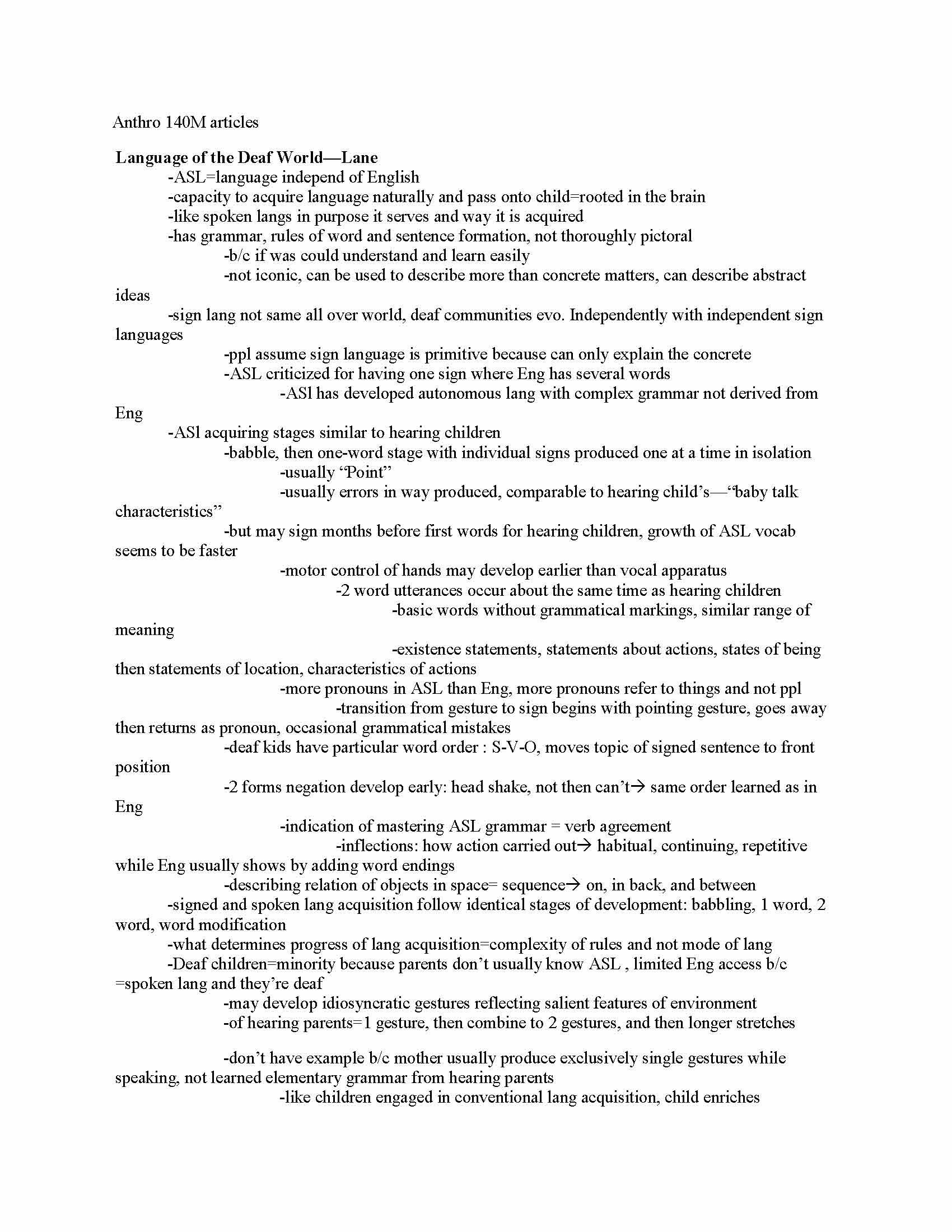 Language in Culture