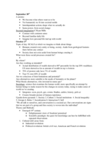 Notes October S