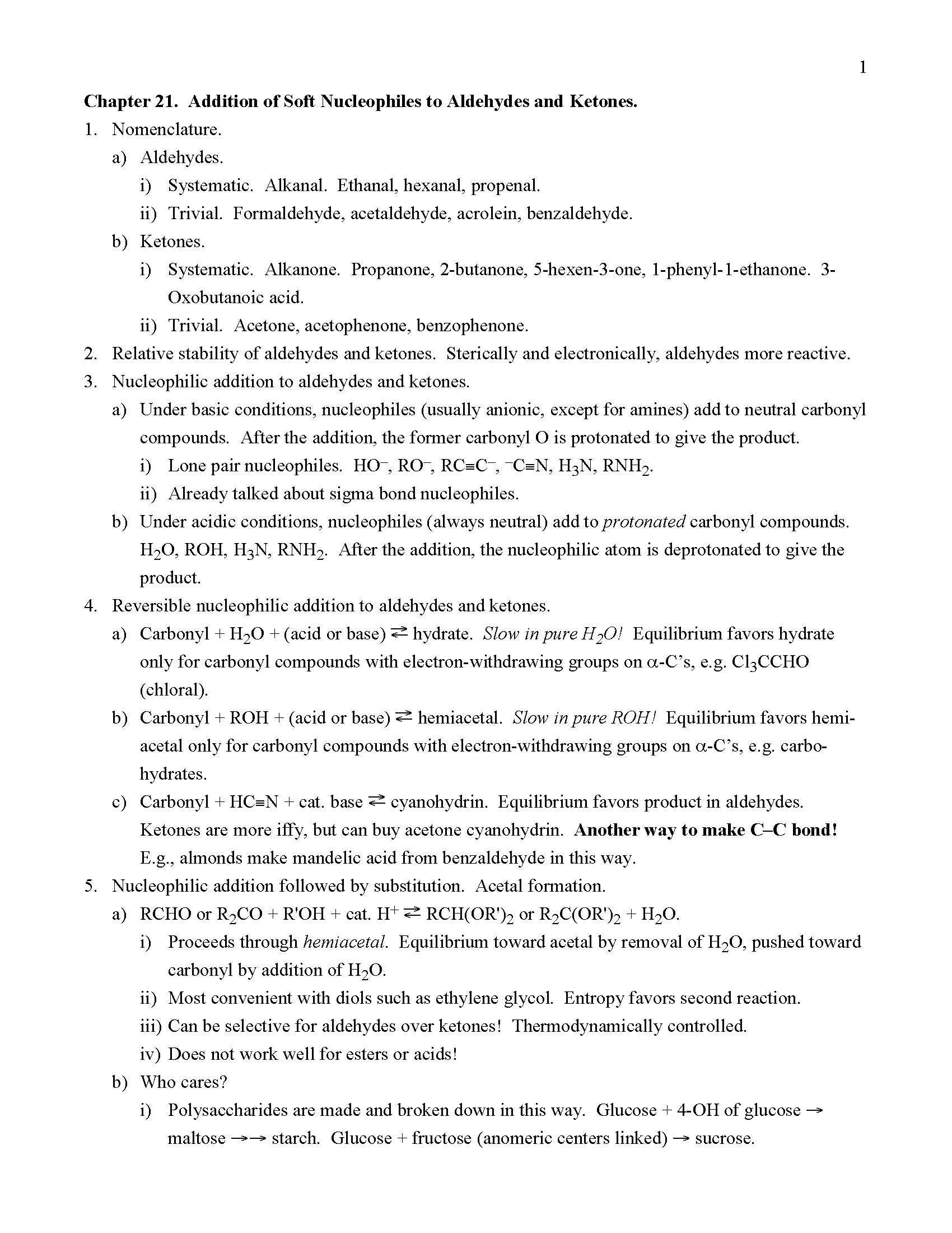 ORGANIC CHEMISTRY II
