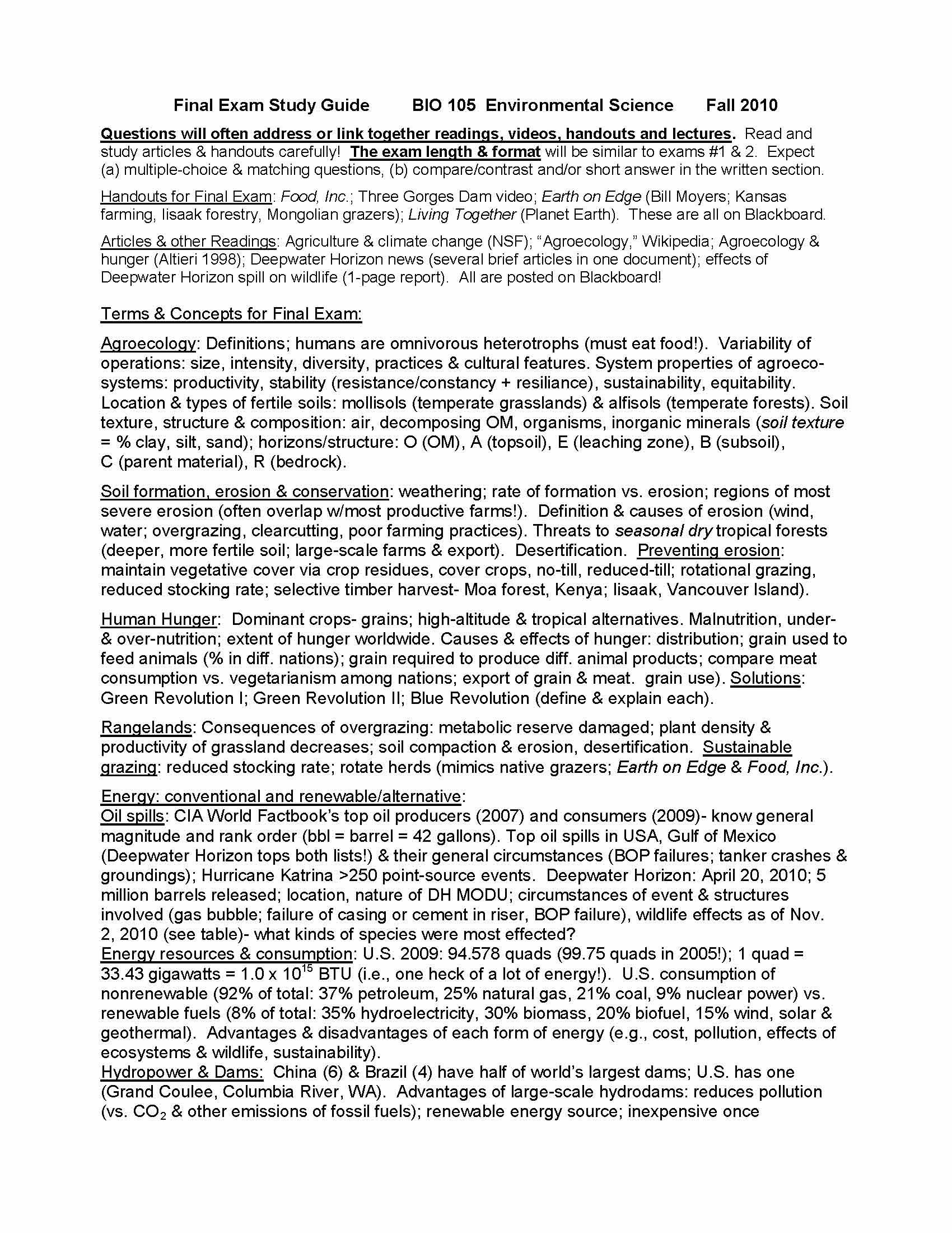 Environmental Science