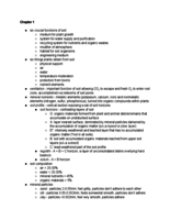 Textbook notes / summary