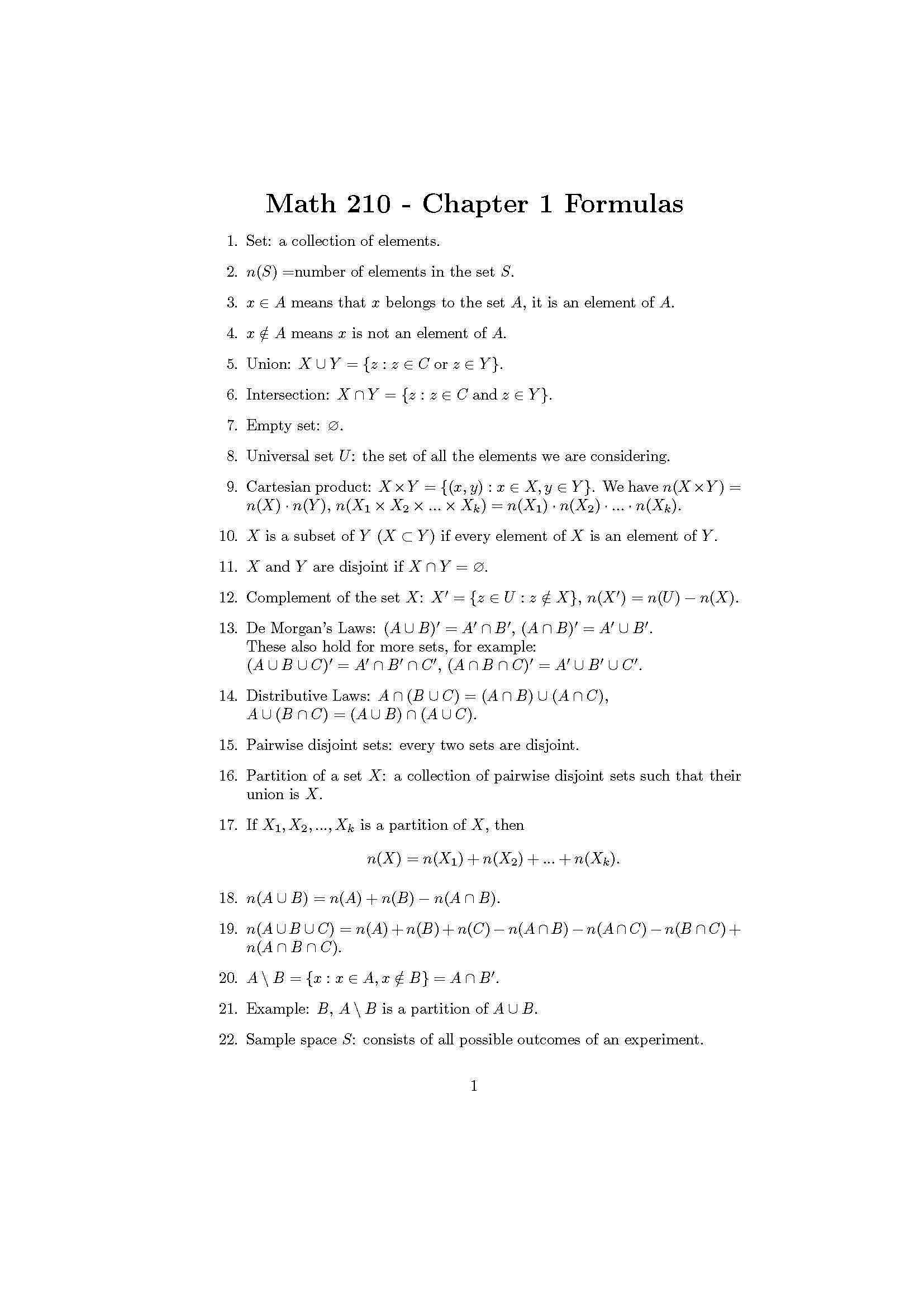 Topics in Finite Mathematics