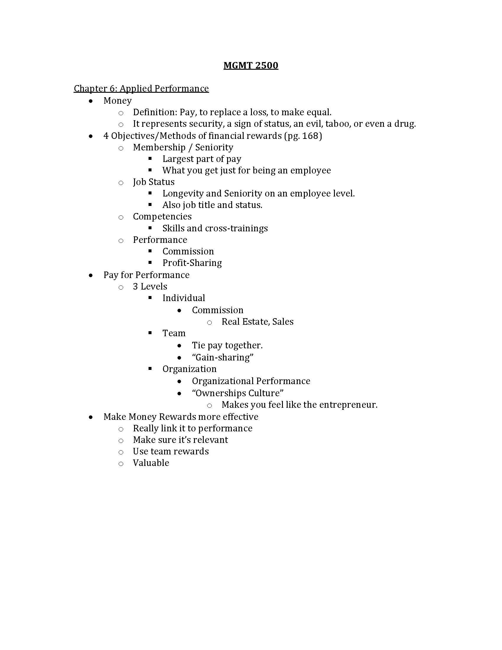 Organizational Behavior