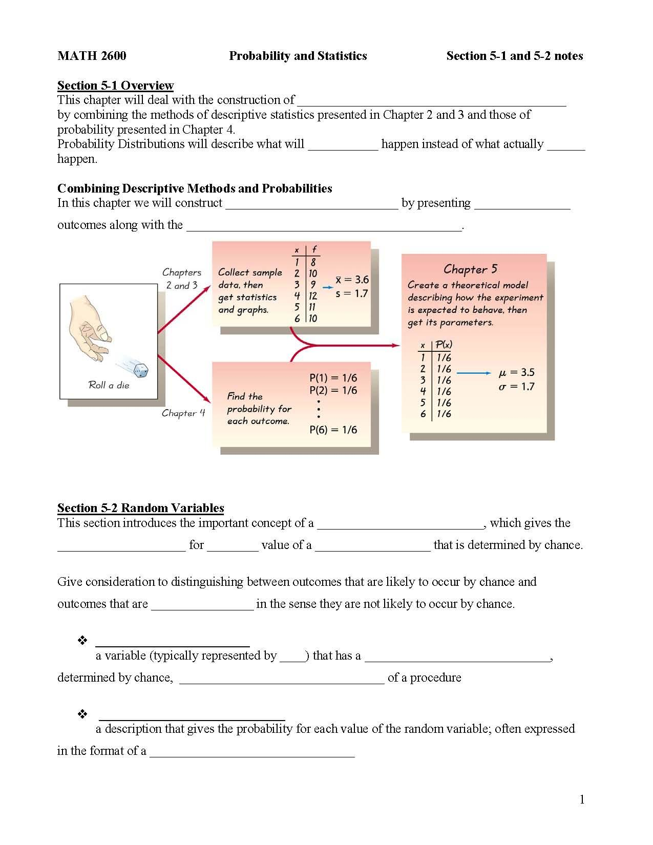 Probability and Statistics