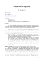 Notes from First Class