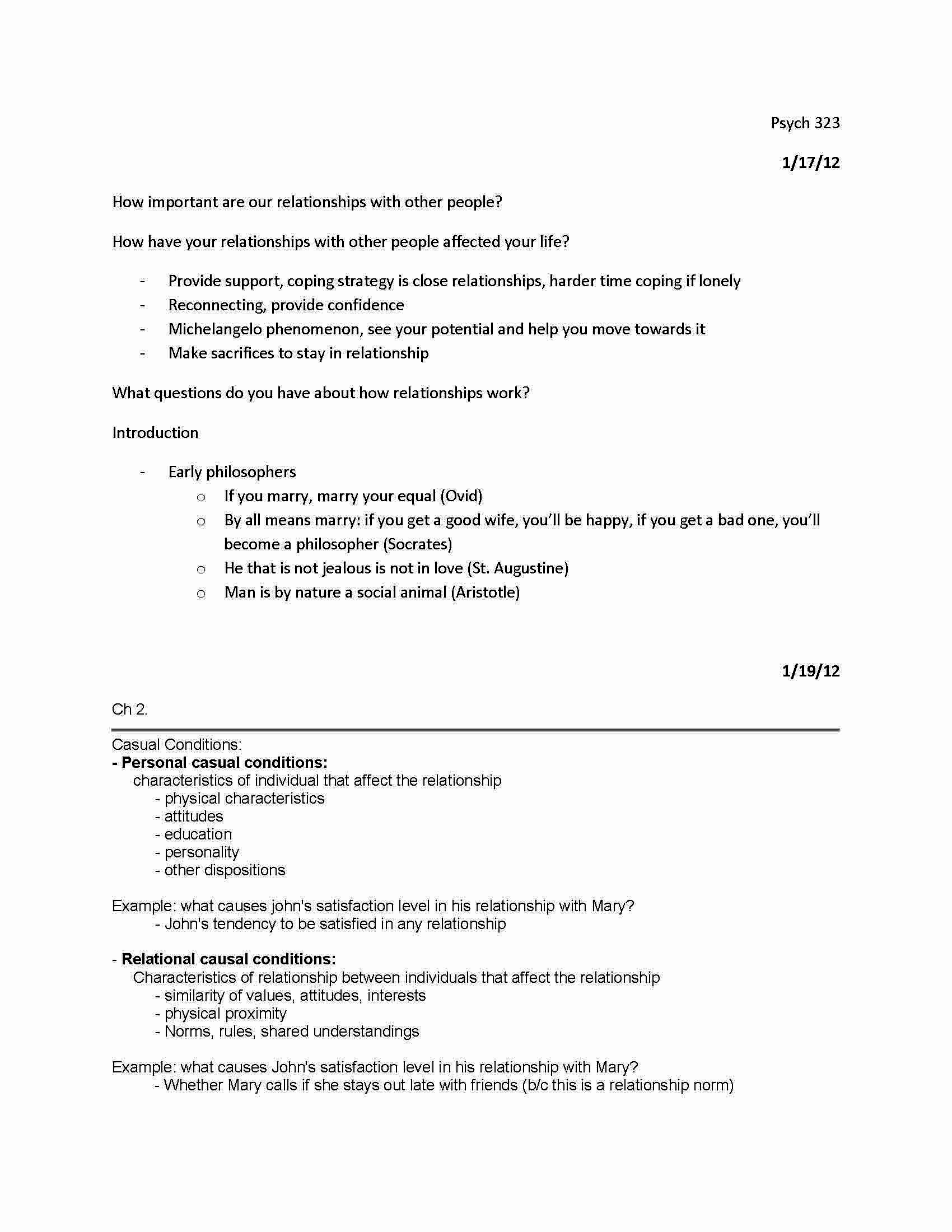 INTERPERSONAL RELATIONS