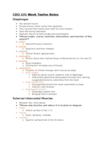 CDO 335 Week Twelve Notes