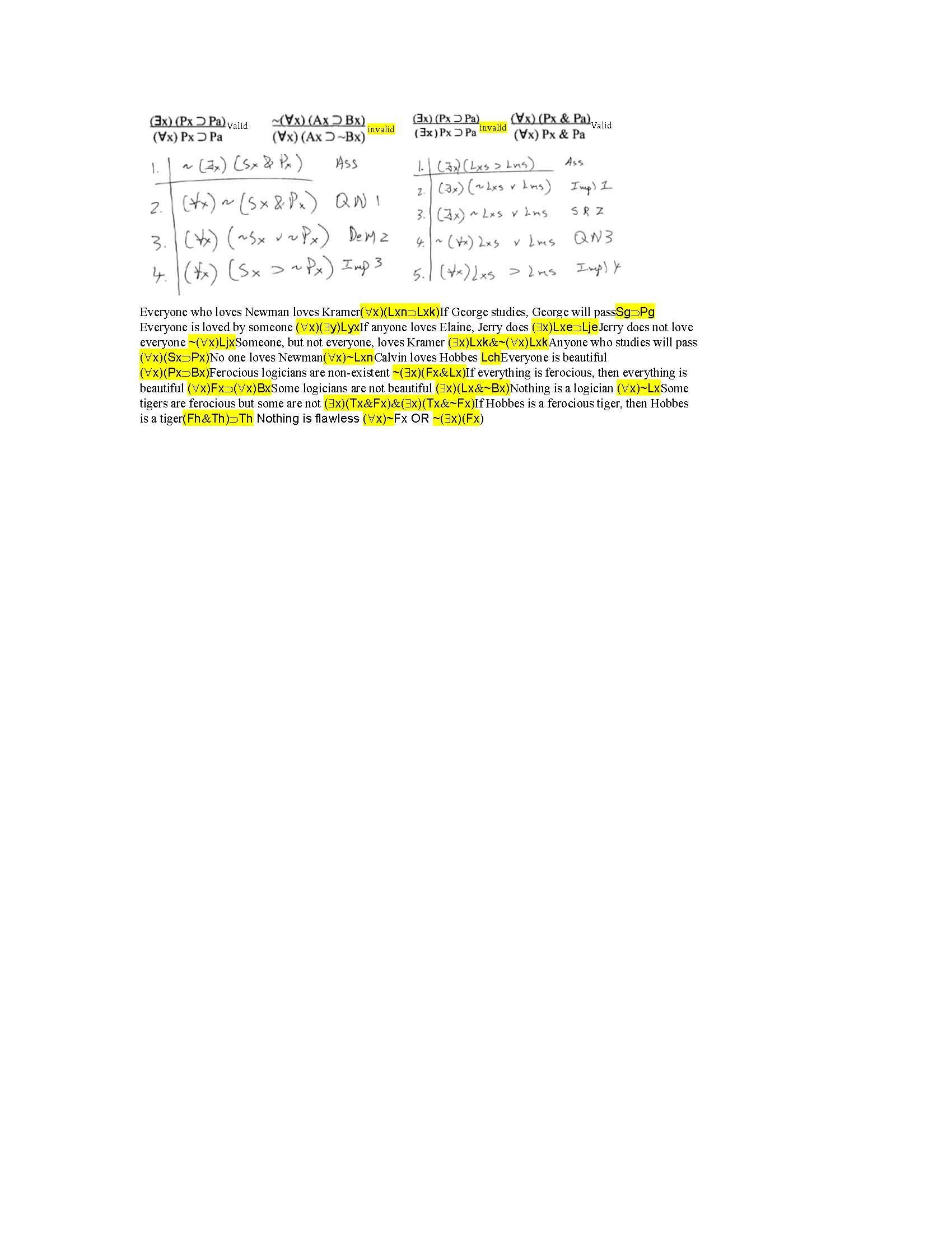 [H] Elementary Logic