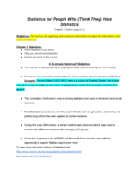 Notes/Summary of Chapter 1