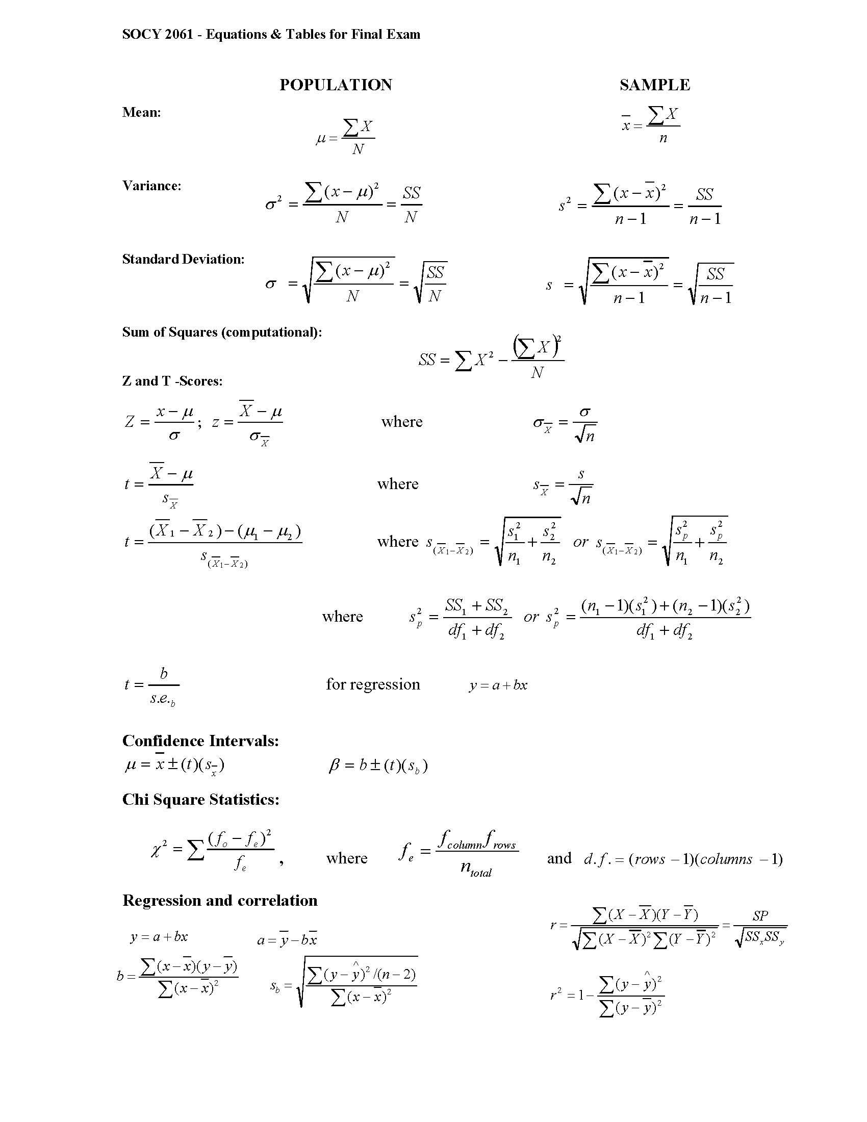 Introduction to Social Statistics