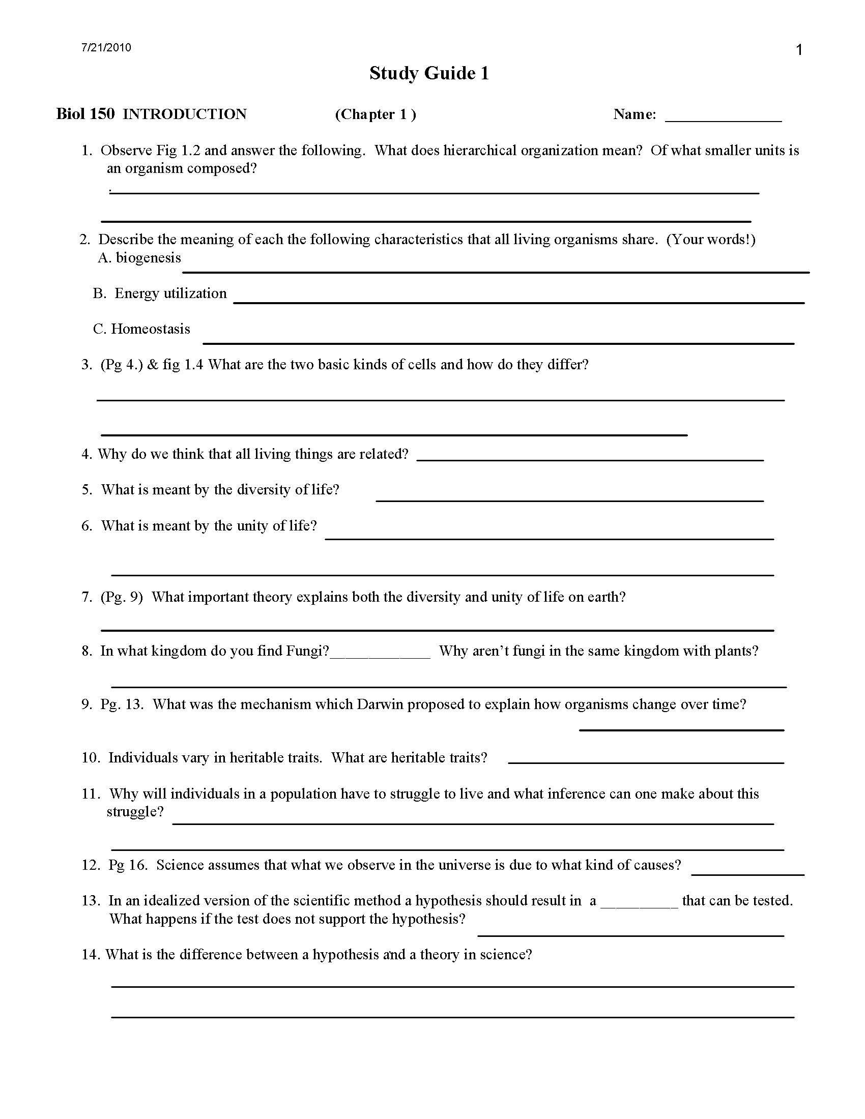 Principles of Biology