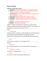 Exam 1 Study Guide 