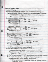 Genetics Week 5 Lecture Notes