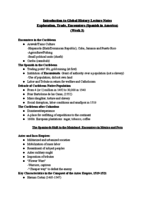 Week 3 Lecture Notes for Global History