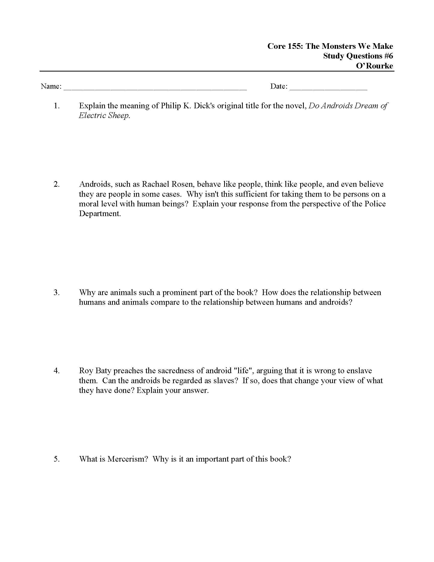 The Monsters We Make