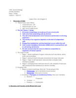 1305 General Biology- Week 7 Notes