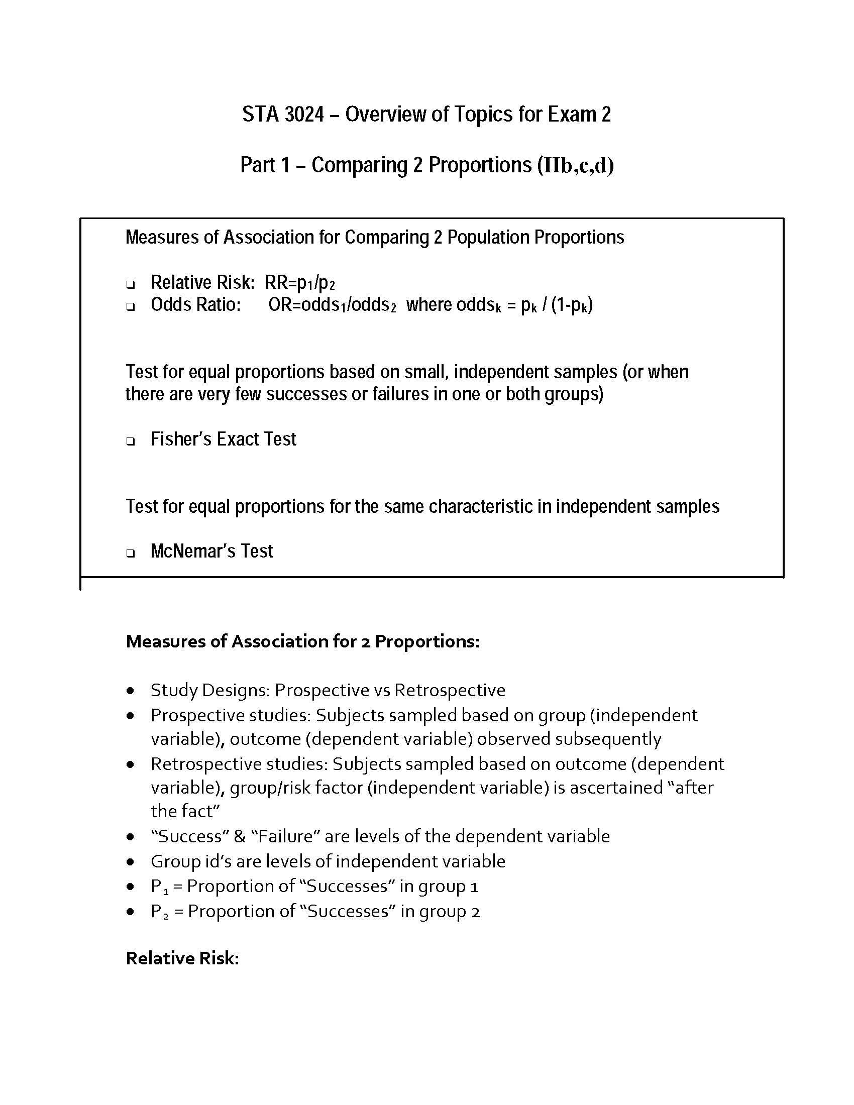 INTRO TO STATISTICS 2